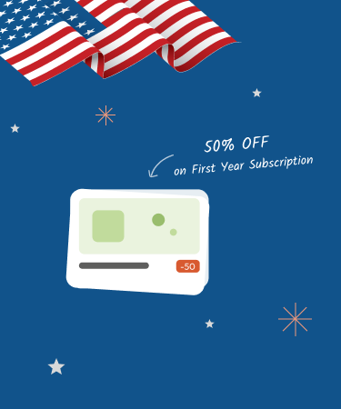 Celebrate Independence Day with 50% OFF on Drawify plans.